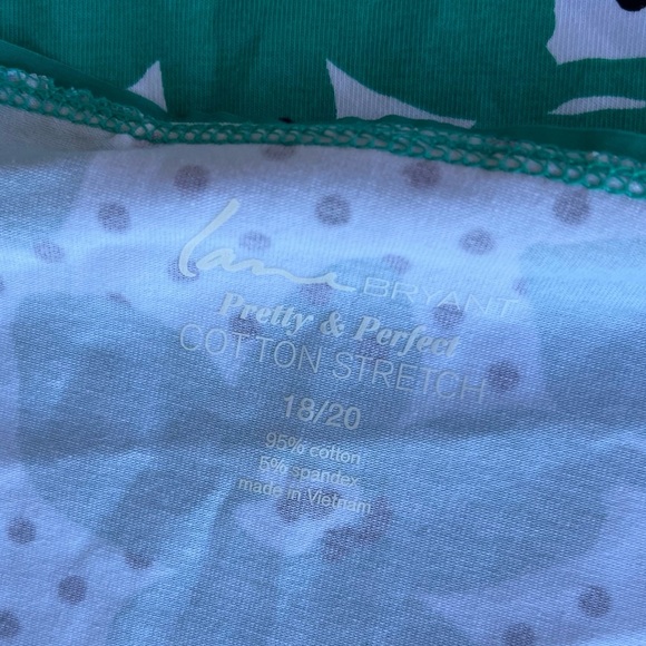 Lane Bryant Tank Top Bundle - Size XL 14/16 - Stretch Floral Polka Dot - Picture 6 of 6